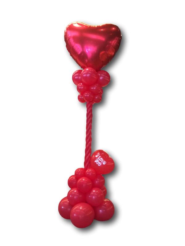 26.RED COLUMN HEART
43,00 €
Κόκκινη στήλη από μπαλόνια με μεγάλη κόκκινη καρδιά στην κορυφή
Υψος 2 μέτρα
